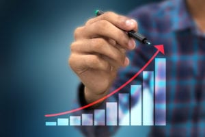 increases in sales, HVAC company software concpet